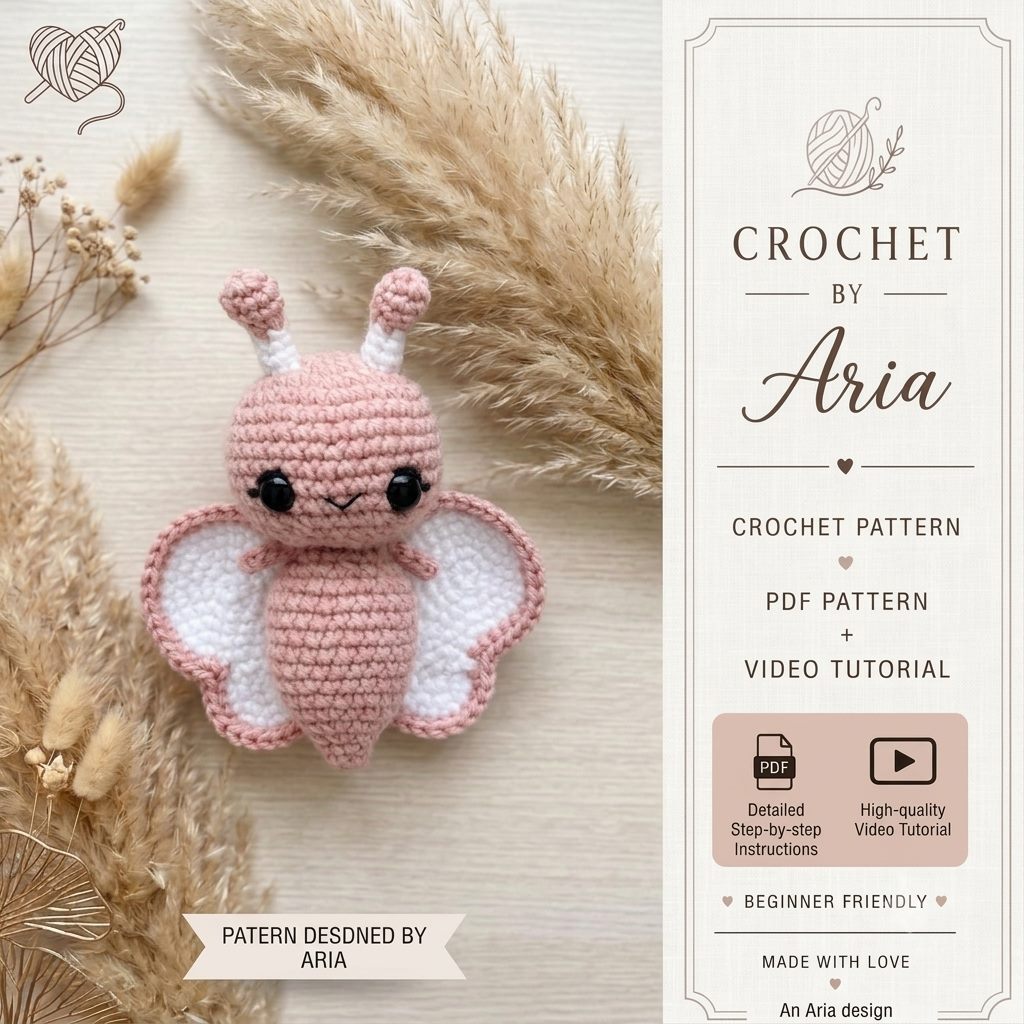 Baby Butterfly Amigurumi Pattern